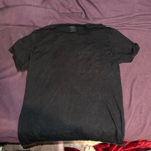 Black plain t-shirt